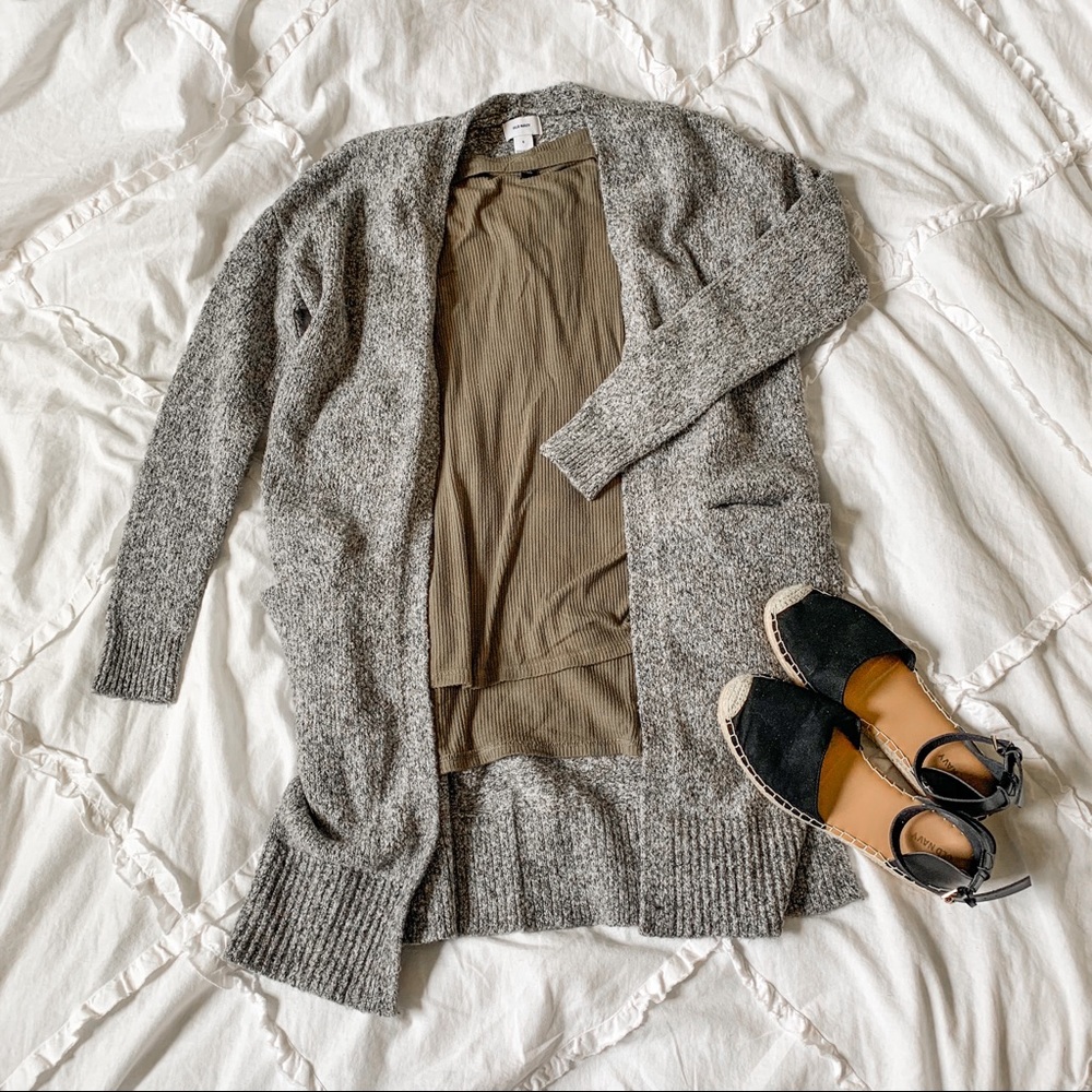 Grey Old Navy Cardigan